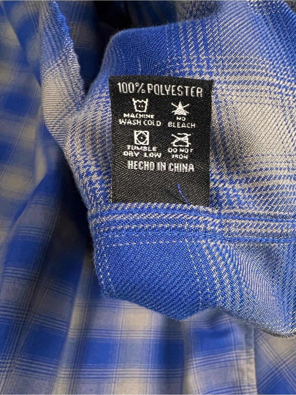 Dixxon Flannel S&S Cycle 65th Anniversary Men's 2X Blue Plaid Pearl Snap Shirt - Picture 8 of 9